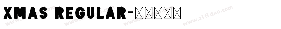 Xmas Regular字体转换